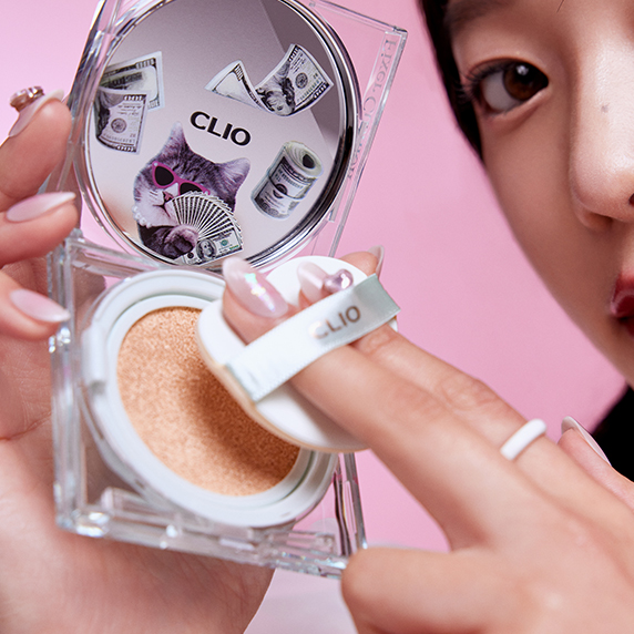 CLIO 親膚長效定妝氣墊粉底(附補充裝) (Luxury Koshort系列)