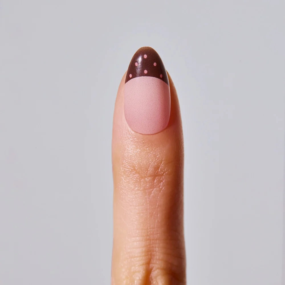 ohora Polka Brownie (Oval/Medium)