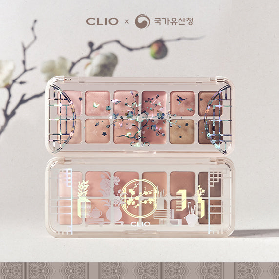 CLIO 輕盈12色眼影盤 (K文化遺產系列)