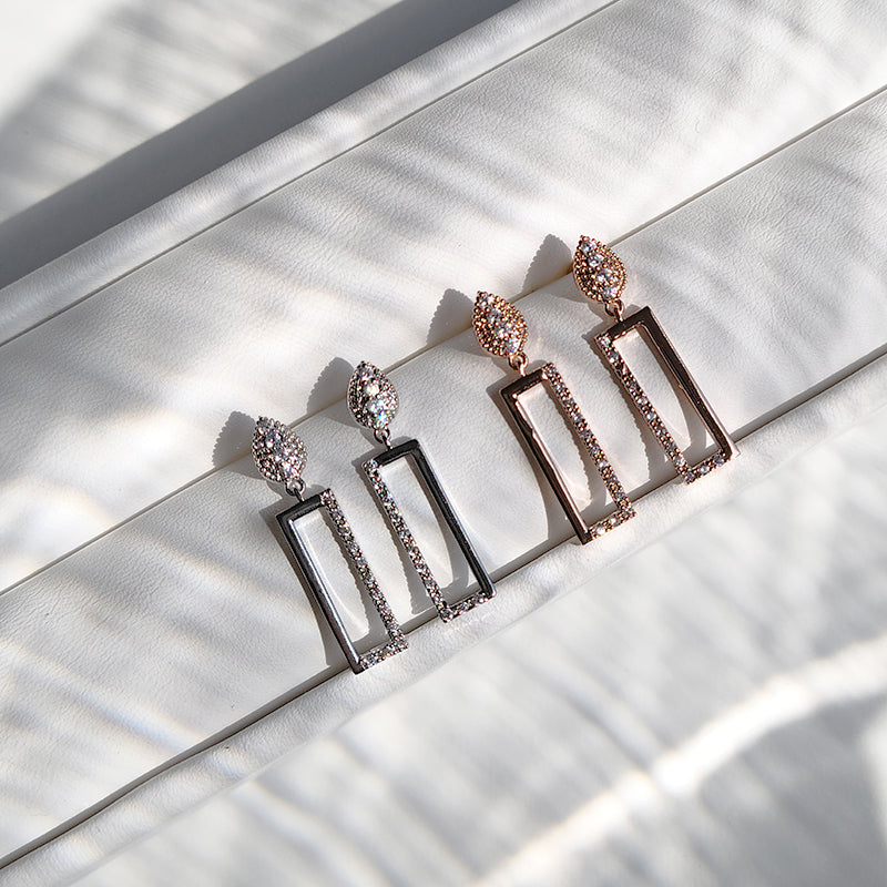 Square Drop Earrings E0037
