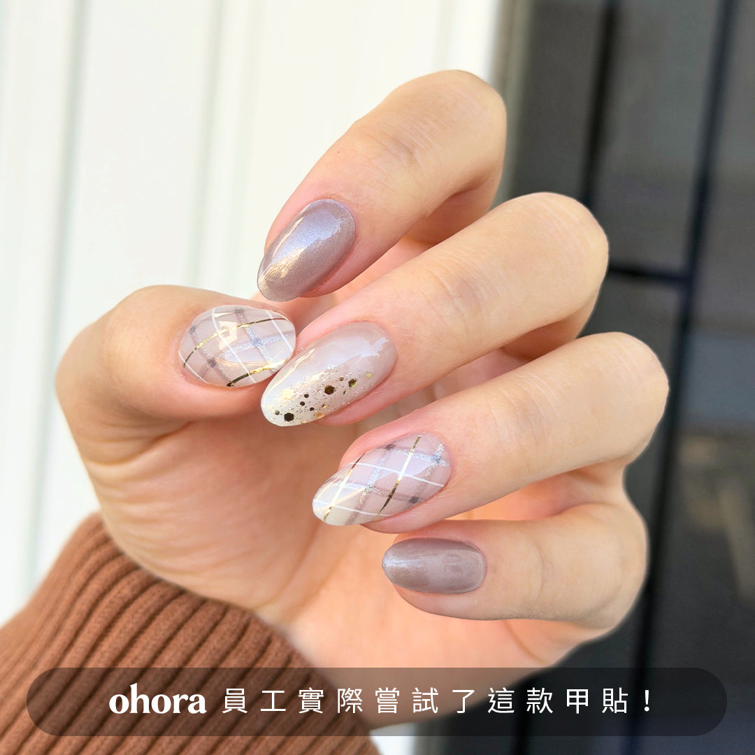 ohora N Milk Tea Plaid ND-136-J