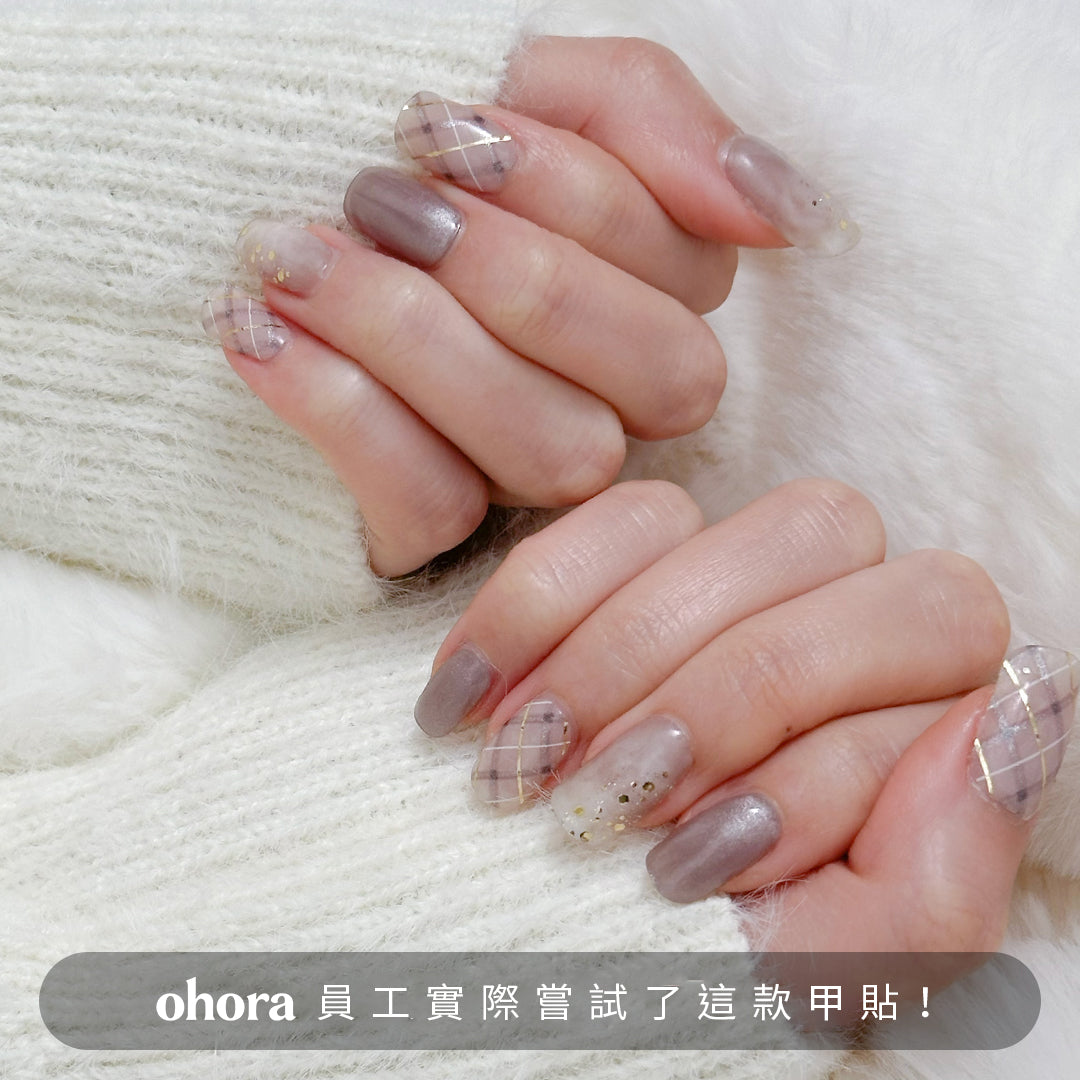 ohora N Milk Tea Plaid ND-136-J