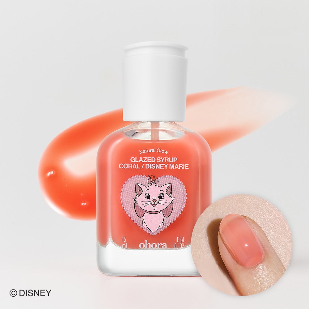 [Coral / Marie Disney] ohora 自然亮澤護甲油 Glazed Syrup