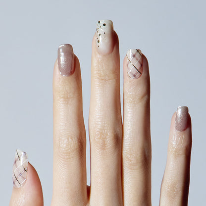 ohora N Milk Tea Plaid ND-136-J