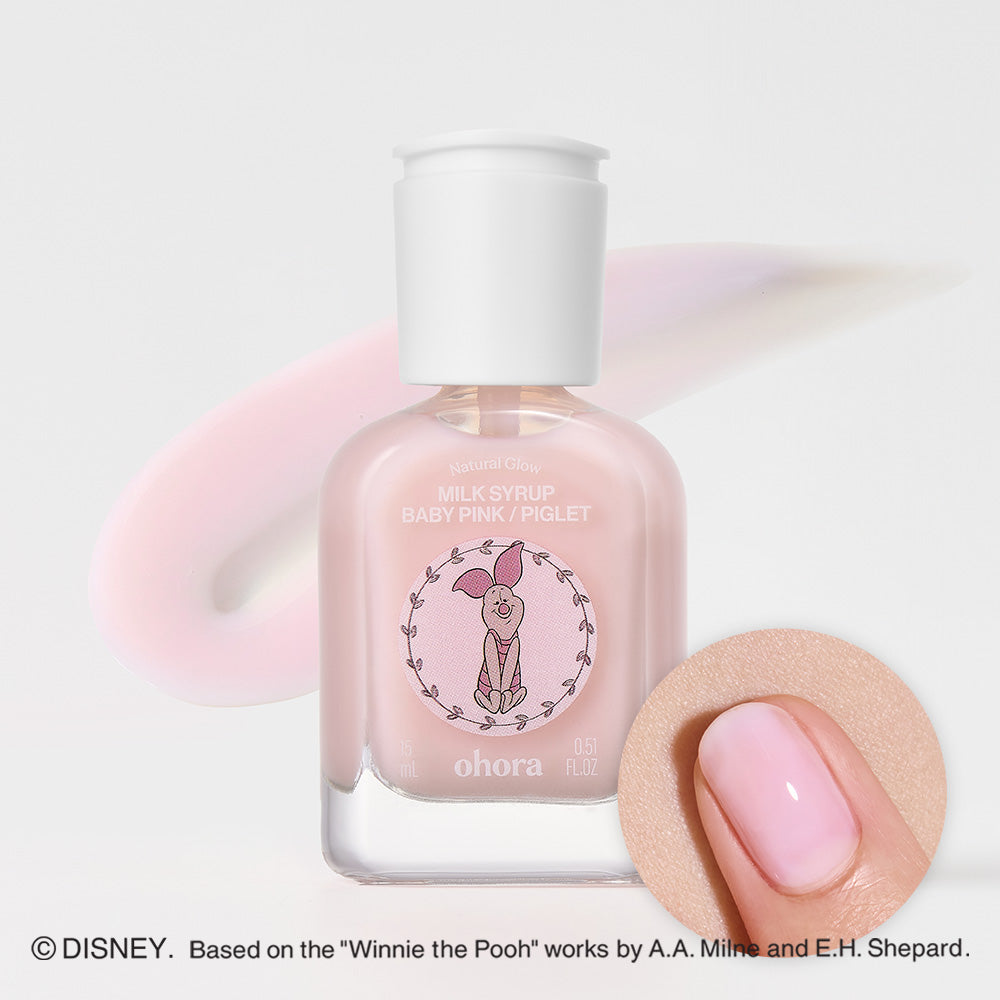 [Baby Pink / Piglet] ohora 自然亮澤護甲油 Milk Syrup