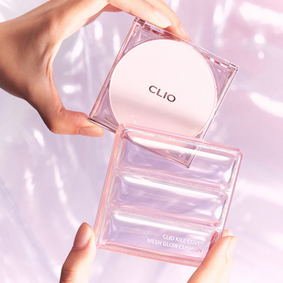 [Limited Padding Case edition] CLIO KILL COVER MESH GLOW CUSHION (with refill)