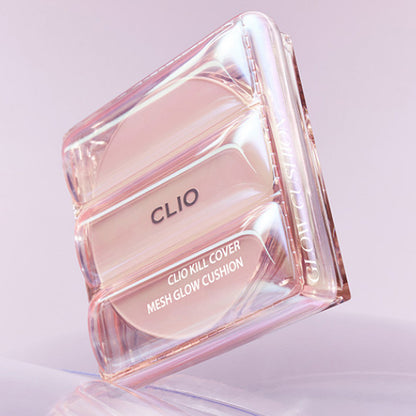 [Limited Padding Case edition] CLIO KILL COVER MESH GLOW CUSHION (with refill)