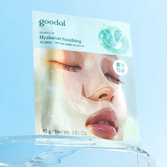 Goodal Heartleaf Hyaluron Soothing Gel Mask (5pcs)