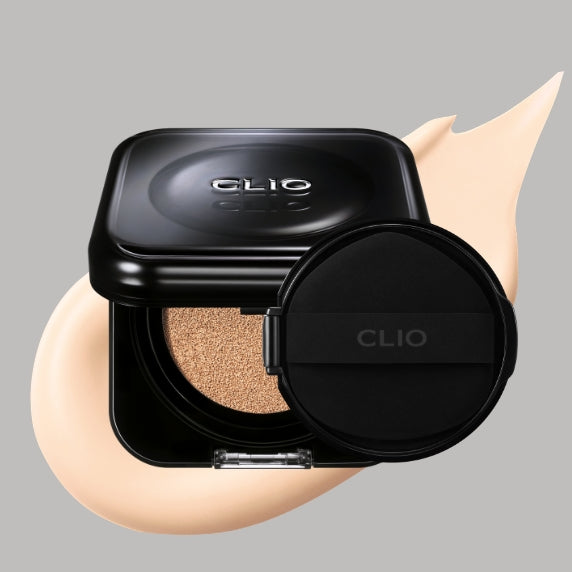 [新色] CLIO 極致持妝無瑕氣墊粉底(附補充裝)