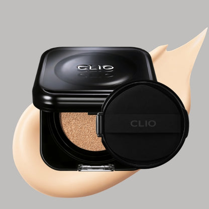 [新色] CLIO 極致持妝無瑕氣墊粉底(附補充裝)