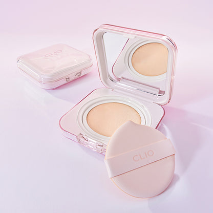 CLIO 網光亮肌精華氣墊粉底粉撲