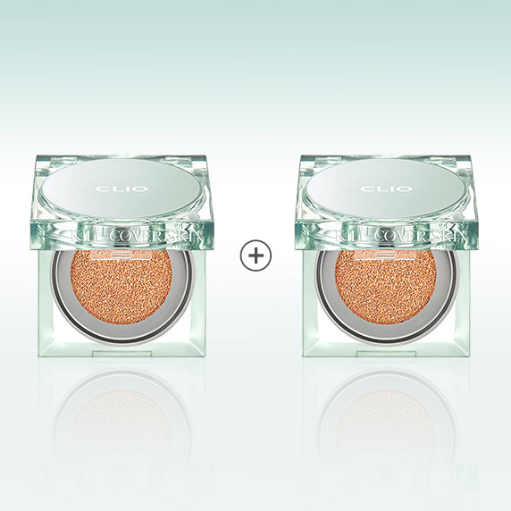 [2ea] CLIO 迷你親膚長效定妝氣墊粉底2件裝