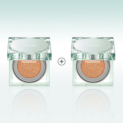 [2ea] CLIO 迷你親膚長效定妝氣墊粉底2件裝