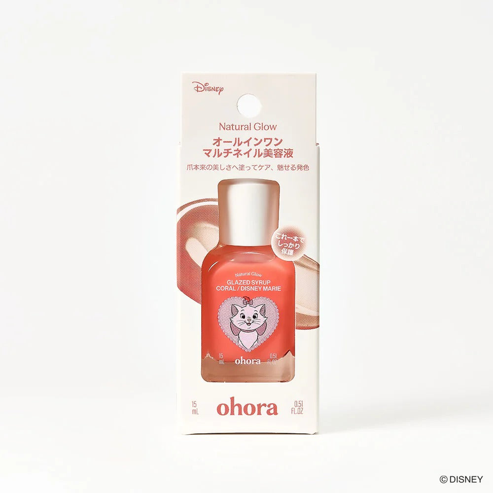 [Disney Marie / Coral] ohora 自然亮澤護甲油 Glazed Syrup