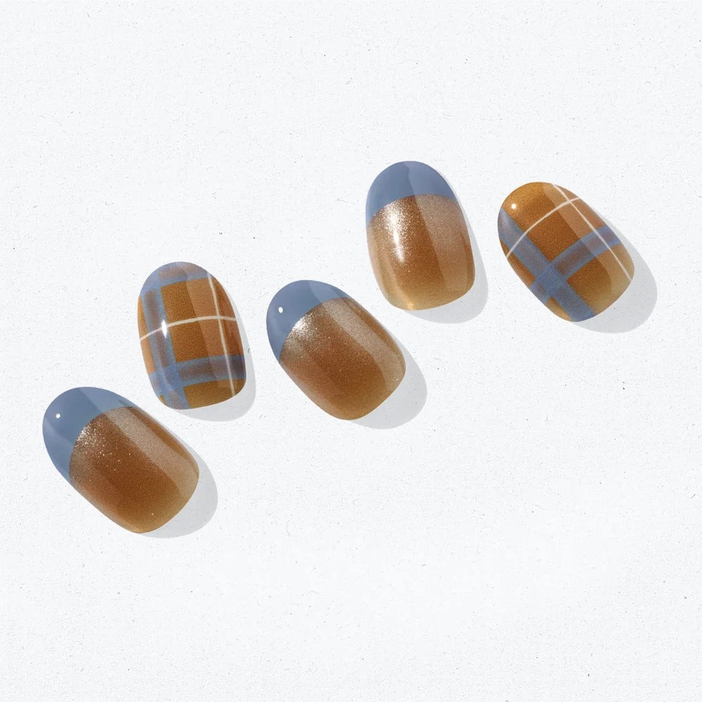 ohora N Marron Check ND-163-J