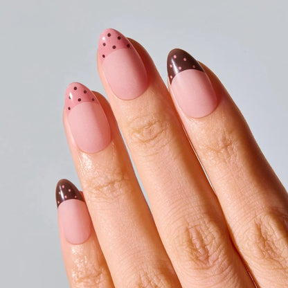 ohora Polka Brownie (Oval/Medium)