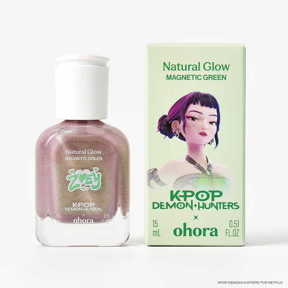 [Magnetic Green] ohora 自然亮澤護甲油 (貓眼款)