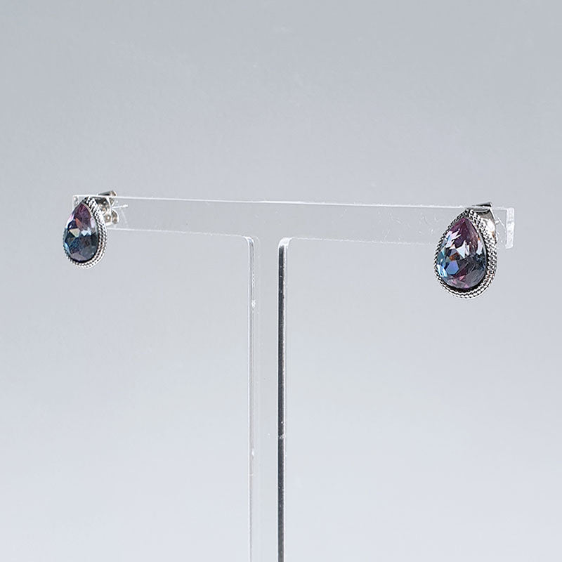 Drop Shape Crystal Earrings E0057