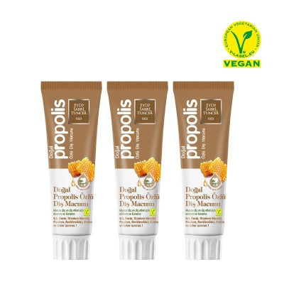 EST1923 Vegan Natural Propolis Extract Anti-allergic Anti-bacterial Toothpaste Set
