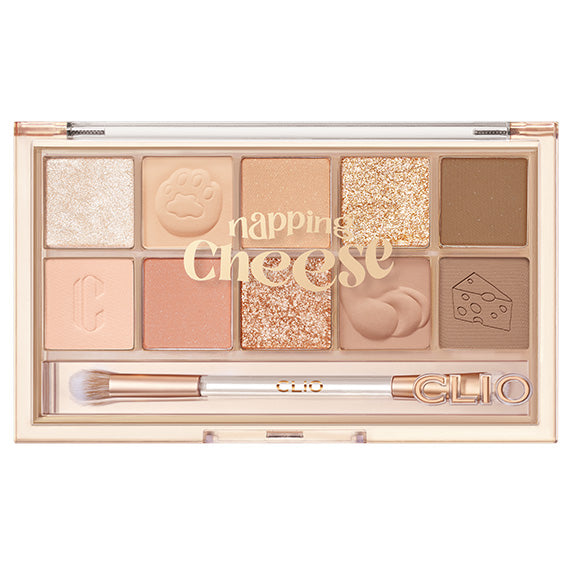CLIO Pro Eye Palette (21AD) (KOSHORT IN SEOUL LIMITED) 019 Napping Cheese